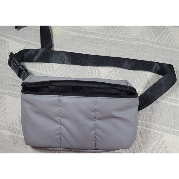CALPAK Puffer Crossbody Sling Bag Gray Quilted Travel - Picture 6 of 6